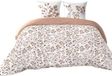 Douceur d'intérieur Housse de couette Coton Beige 240 x 220 cm