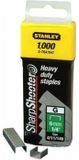 Stanley Klemmen, type G, 10 mm, zilver en geel, voor hout, verpakking van 1000 stuks