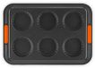 Le Creuset Bakvorm voor 6 tartelettes 39x27cm Zwart