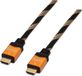 AISENS A119-0108 câble HDMI 3 m HDMI Type A (Standard) Noir, Orange