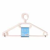 Sans marque 50x cintres en plastique blanc