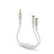 sonero S-ACA012 audio kabel 0,25 m 3.5mm 2 x 3.5mm Wit
