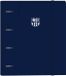 F.C. Barcelona Ringmap Kastanjebruin Marineblauw 27 x 32 x 4 cm
