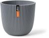 Capi Europe Bloempot bol Groove 17x15 cm Textiel grijs