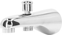 ZenithVibe TUB SPOUT met Diverter G1/2 - Semicirkel Badkuip Kraan voor Douche en Bad, Eenvoudige Vervanging voor Badkamer Accessoires