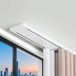 Elzusha - Double Plafond Gordijnrail 100cm - Aluminium Blanc - Silencieux & Durable