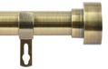 Antique laiton tringle à rideaux extensible, 120-300 cm