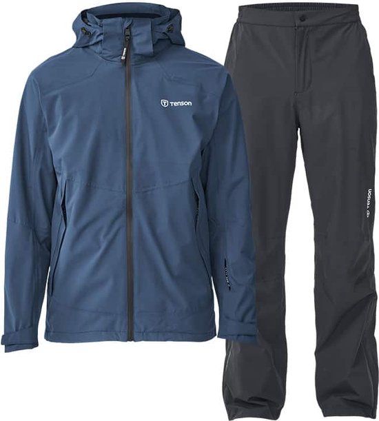 Tenson Hurricane Xp Set M - Regenpak - Heren - Midnight Navy - Maat S