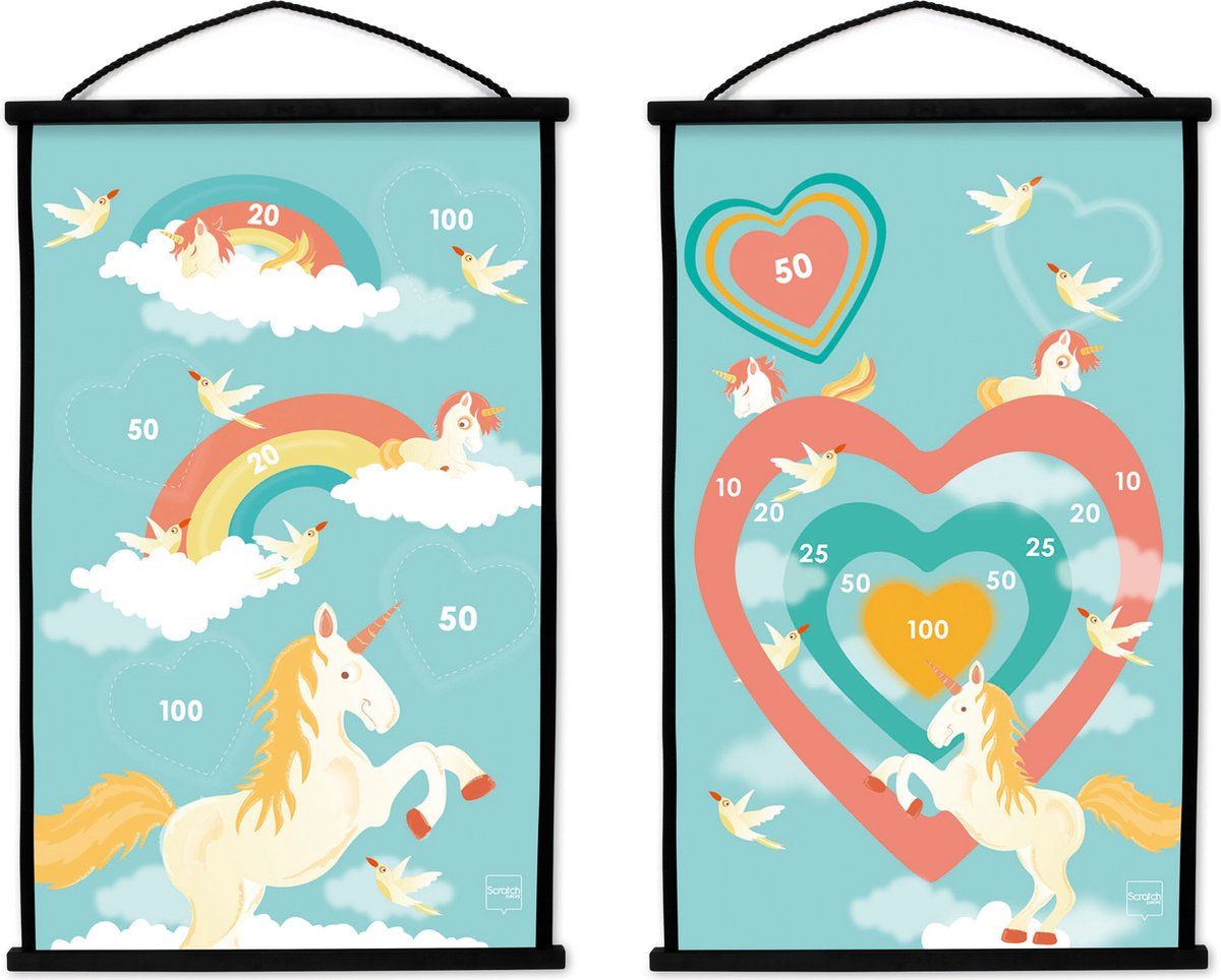 scratch - Dartbord met dartpijl, meerkleurig (6182059)