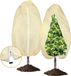Famanu - Winterbescherming voor planten - Bescherming tegen vorst - Ademend geweven stof - Beige 1 stuk