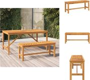 vidaXL Tuinbank 110 cm massief acaciahout