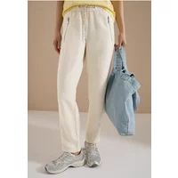 Cecil Slim Legs broek van linnenmix