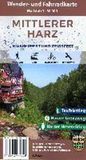Mittlerer Schmidt-Buch-Verlag Mittlerer Harz Wander- und Fahrradkarte 1:30.000