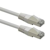 Roline patchkabel Cat.6 (klasse E), PoE, S/FTP (PiMF), wit, 1,5 m