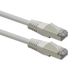 Roline patchkabel Cat.6 (klasse E), PoE, S/FTP (PiMF), wit, 1,5 m