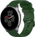 Strap-it Bracelet en silicone pour montre connectée - Vert armée - Convient pour OnePlus Watch