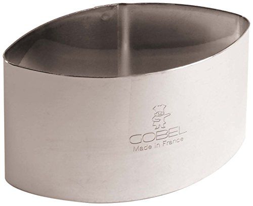 Paderno World Cuisine Calisson Mold - 1 3/4in - Stainless Steel