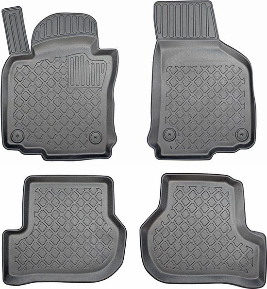 Guardliner Tapis de sol pour Volkswagen Golf V & VI HB-3-5 2003.10-09.2012 - Golf V & Golf VI Variant C- 2009-04.2013 - Noir - 2 ans de garantie - 5901522042576