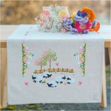 Vervaco Schaapjes in de wei borduurpakket loper 35 x 95 cm