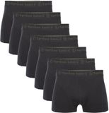 Bamboo Basics Heren Bamboe Trunk Boxershorts Liam (7-pack) - Zwart - Maat L