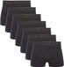 Bamboo Basics Heren Bamboe Trunk Boxershorts Liam (7-pack) - Zwart - Maat L