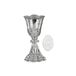Rayher 3120022 wax motief: kelk + hostie, 6 cm in blisterverpakking. 1, zilver, zilver