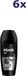 Axe Deodorant Men- Roll-On - Black - 6 x 50 ml - Voordeelverpakking