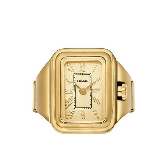 Fossil ES5343 Raquel Watch Ring - Goudkleurig - Vrouwen - 2024