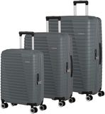 American Tourister Roadrush Trolley Set A Charcoal Grey grijs 77cm