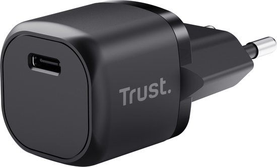 Trust Maxo 20W USB-C Charger - Fast Charge - Black