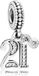Pandora Hangbedel zilver 21 Years of Love 797263CZ