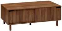 5 Five Simply Smart Salontafel SLIDY met 2 schuifdeuren in notenhoutlook