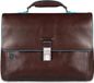 Piquadro Blue Square Aktetas - 15 inch - Bruin