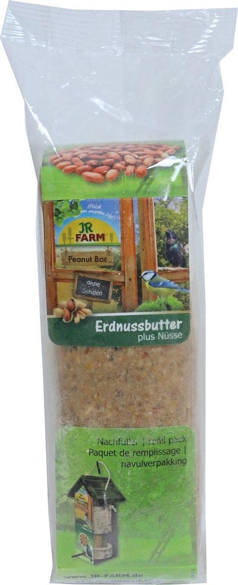JR Farm Pindastaaf met Noten - 350 gram - 4 stuks - Buitenvogelvoer