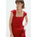 Mango Robe d'été mi-longue rouge