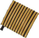 KOTARBAU® Kachelband, Kachelkoord, 8 x 3 mm, Ovenafdichtband, 2,5 m, Haardafdichting, Glasvezel, Zwart, Zelfklevende Glasvezel Touw, Hittebestendig Vuurvaste Deurpakking