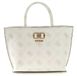 GUESS Emelie Logo Mini Tote White Logo wit Handtas