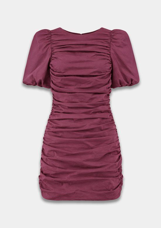 Harper & Yve NILS-DR Mini jurk Dames Katoen Kort Paars