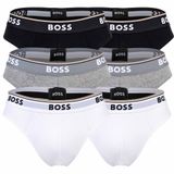 BOSS Slip gris chiné / noir / blanc