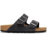 Birkenstock Arizona Slippers Senior Donkergrijs Suède Maat 40