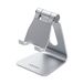 AISENS MS1PM-081 Verstelbare tafelstandaard in maat M (1 draaibaar) voor telefoon en tablet, zilver