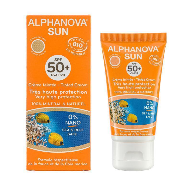 Alphanova Sun face cream tinted bio 50 G