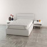 Topper MB HOME ITALY Topper gewatteerd met elastische banden, kasjmier, Frans bed 120 x 195 cm