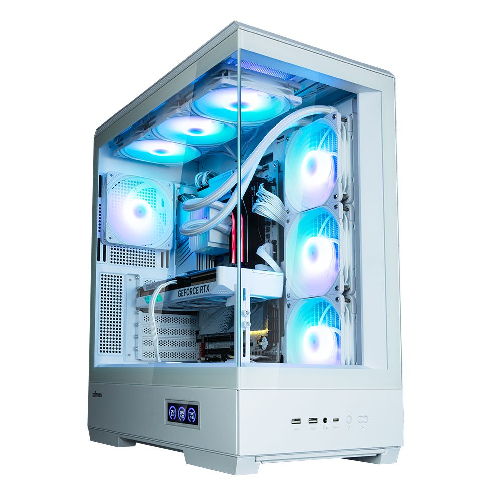 Zalman P50 DS White Midi Tower PC Case