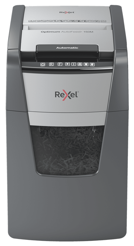 Rexel AutoFeed+ 150M - Papiervernietiger - Zwart/Grijs