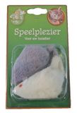 Gebr. de Boon K.splg bontmuis 4cm 2 kleuren a 2st