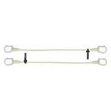 EVOC CARGO STRAPS spanbanden (elastische singel, bevestigingsband voor EVOC COMMUTE rugzakken, met draaibare karabijnhaken, geïntegreerd trekkoord, gewicht: 20 g), Glow in the dark