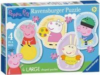 Ravensburger Peppa Pig Four Large Shaped Legpuzzel 10 stuk(s) Stripfiguren