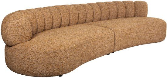 Dutchbone Duvane 4,5-Zitsbank Bruin