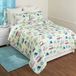 The Lakeside Collection Retro Glamping Lifestyle Twin Bed Quilt Set met 1 Kussensloop